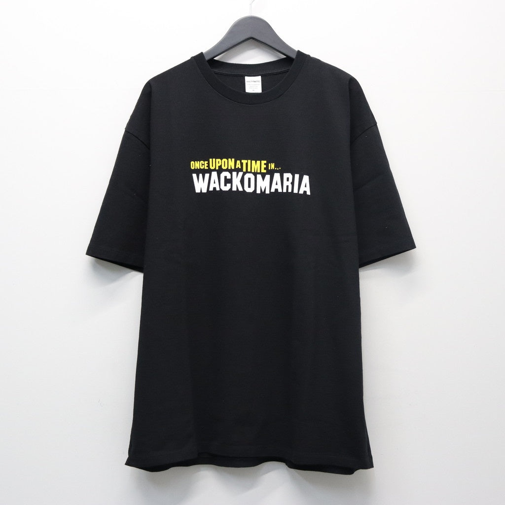 WASHED HEAVY WEIGHT CREW NECK T-SHIRT ( TYPE-5 ) #BLACK [26SS-WMT-WT06]