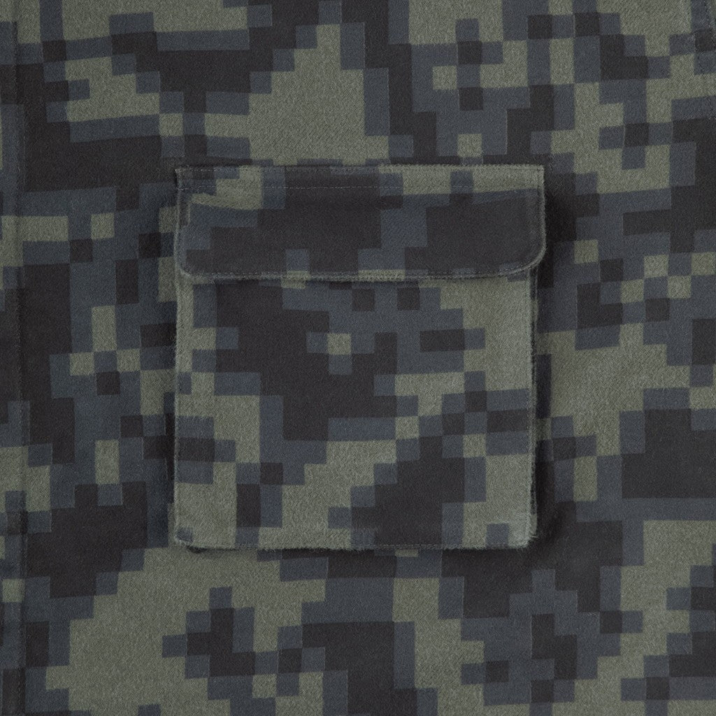 DIGI8 FLANNEL BIG SHIRT #GREEN [CES30SH05]