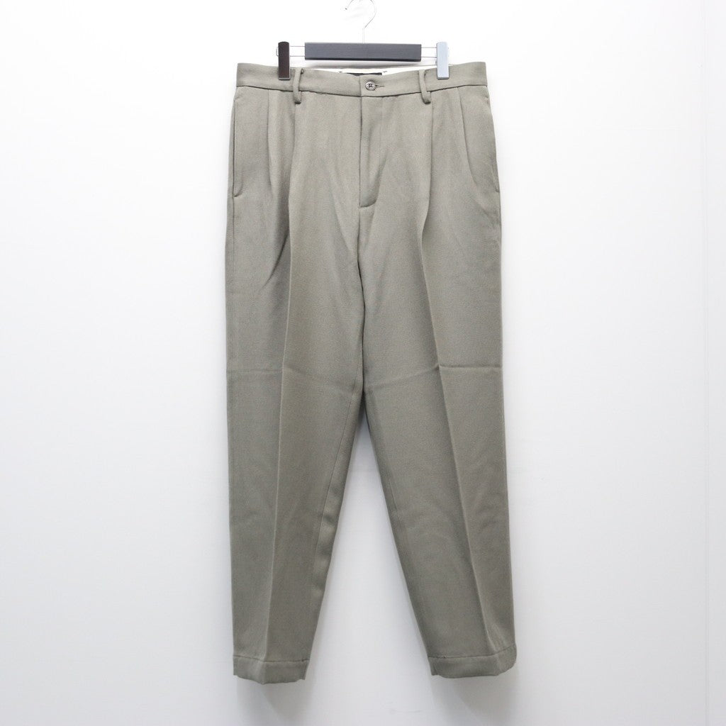 DOUBLE PLEATED CHINO TROUSERS ( TYPE-2 ) #GRAY [25FW-WMP-PT02