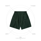 「P-M2」概念實用工裝短褲 #GRASS [GOOPI-25SS-APR-03]