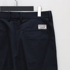 DOUBLE PLEATED CHINO TROUSERS #NAVY [25SS-WMP-PT13]