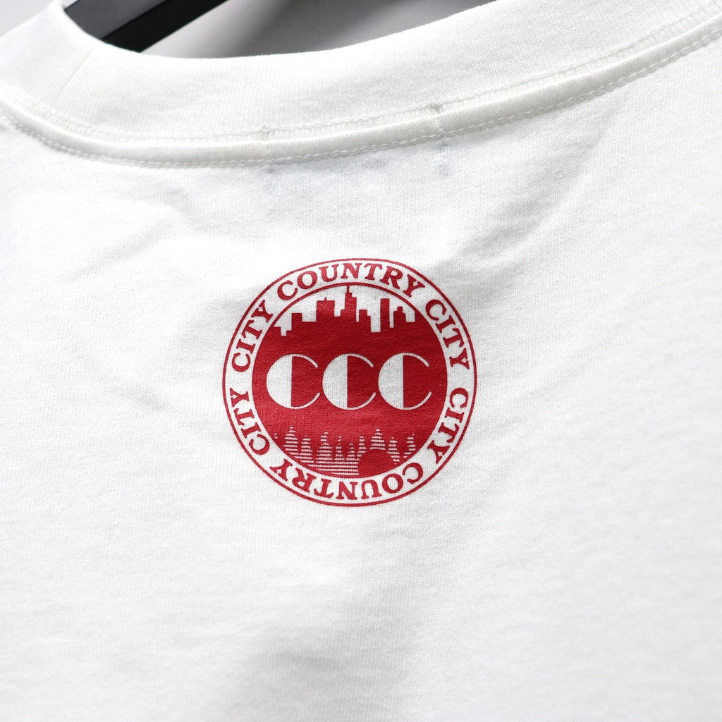COTTON T-SHIRT_CCC DUB #WHITE [CCC-261T004]