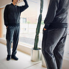 VELOUR SST PANT #ブラック [JW8377]