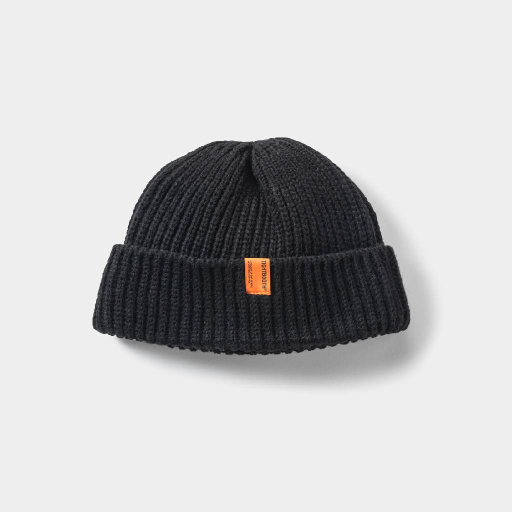 TAG BEANIE #BLACK [FW24-H10]