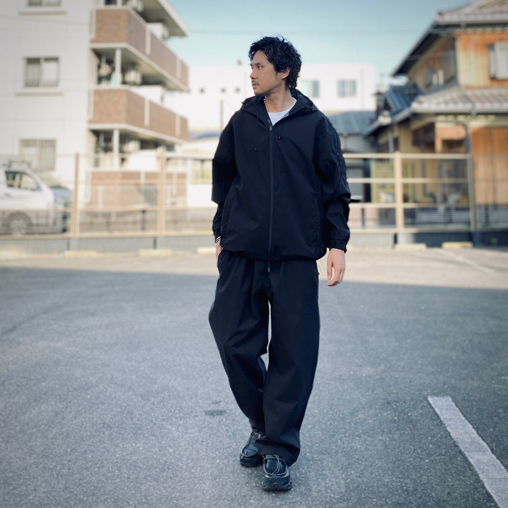 3LAYER ZIP POCKET PANTS #BLACK [HOD25AW3LZPPT]