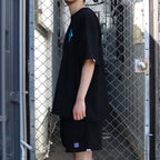 COTTON T-SHIRT_CITY HOUE #BLACK [CCC-261T007]