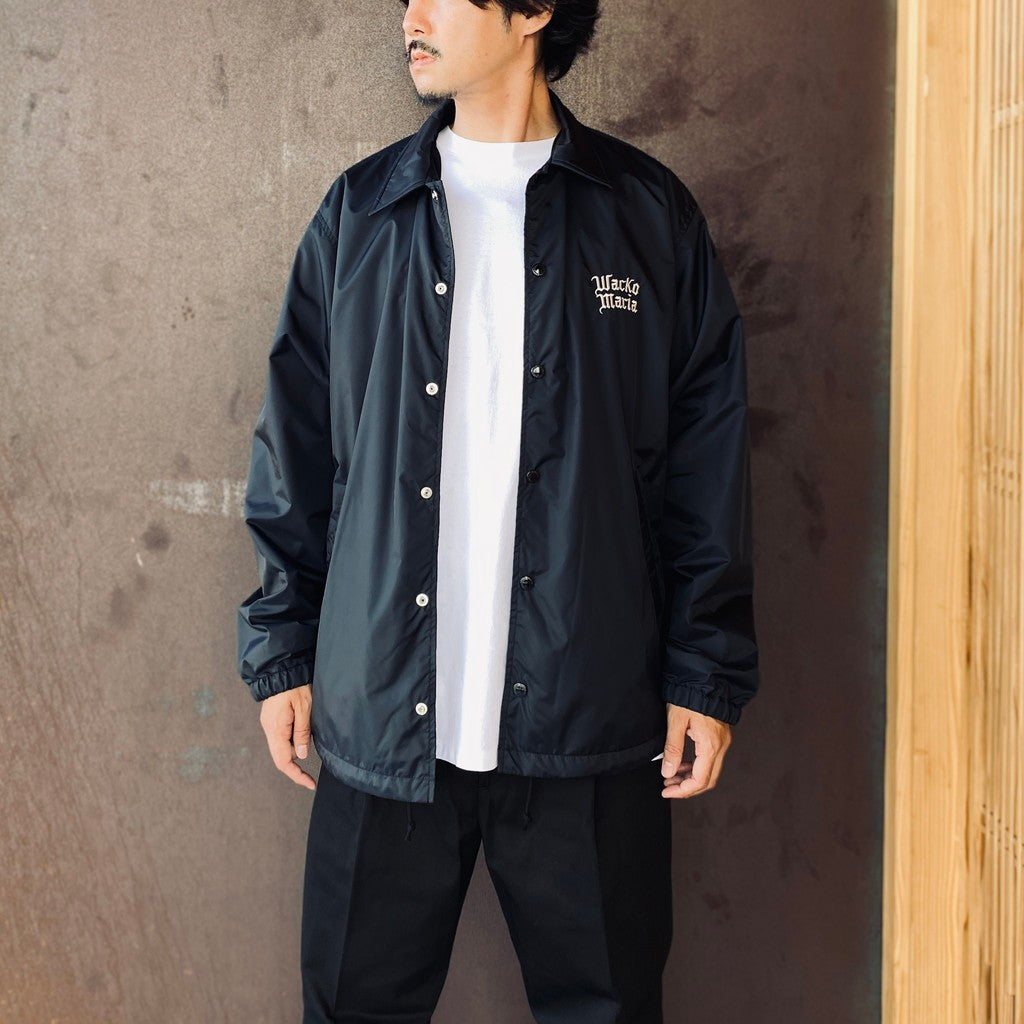 COACH JACKET ( TYPE-1 ) #BLACK/WHITE [26FWE-WMO-BL06]