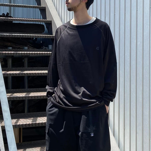 MESH L/S TEE #Black [26SU_T12]