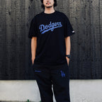 MLB | LA | CREW NECK T-SHIRT ( TYPE-2 ) #BLACK [MLB-WM-TEE02]