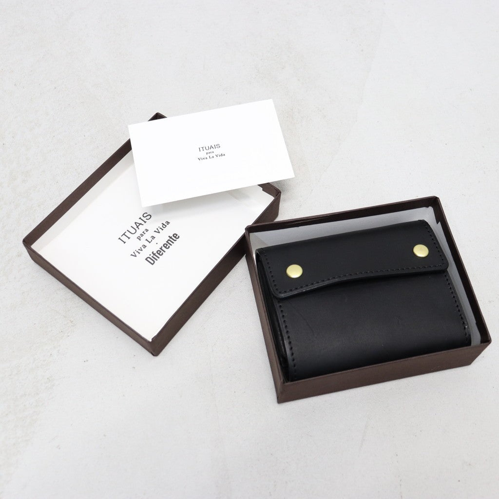 ITUAIS Diferente | CAVALLO Mini Wallet (GUIDI Horse Butt) #Black [26SS-ITU-02]