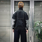 OVERDYE PANELED LIGHT ZIP #BLACK [CES26CS16]