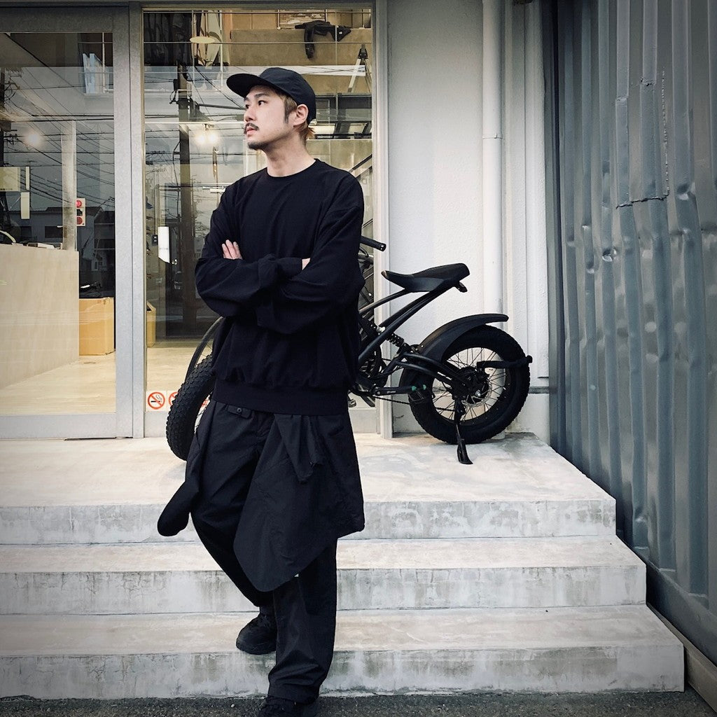TECH FLEX JERSEY CREW #BLACK [BE-60025] – cocorozashi