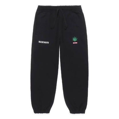 HIGHTIMES | HEAVY WEIGHT SWEAT PANTS #BLACK [HIGHTIMES-WM-SP04]