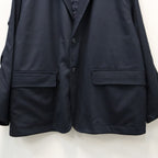 TECH LOOSE 2B JACKET FLANNEL #D.NAVY [BJ-32026W]
