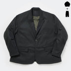 TECH LOOSE 2B JACKET FLANNEL & TECH EASY TROUSERS FLANNEL #D.OLIVE [BJ-32026W / BP-39026W]