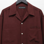 50'S SHIRT L/S ( TYPE-2 ) #BURGUNDY [26SSE-WMS-OC02]