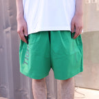 LABEL LOGO BOARD SHORTS #Green [SU25-B07]