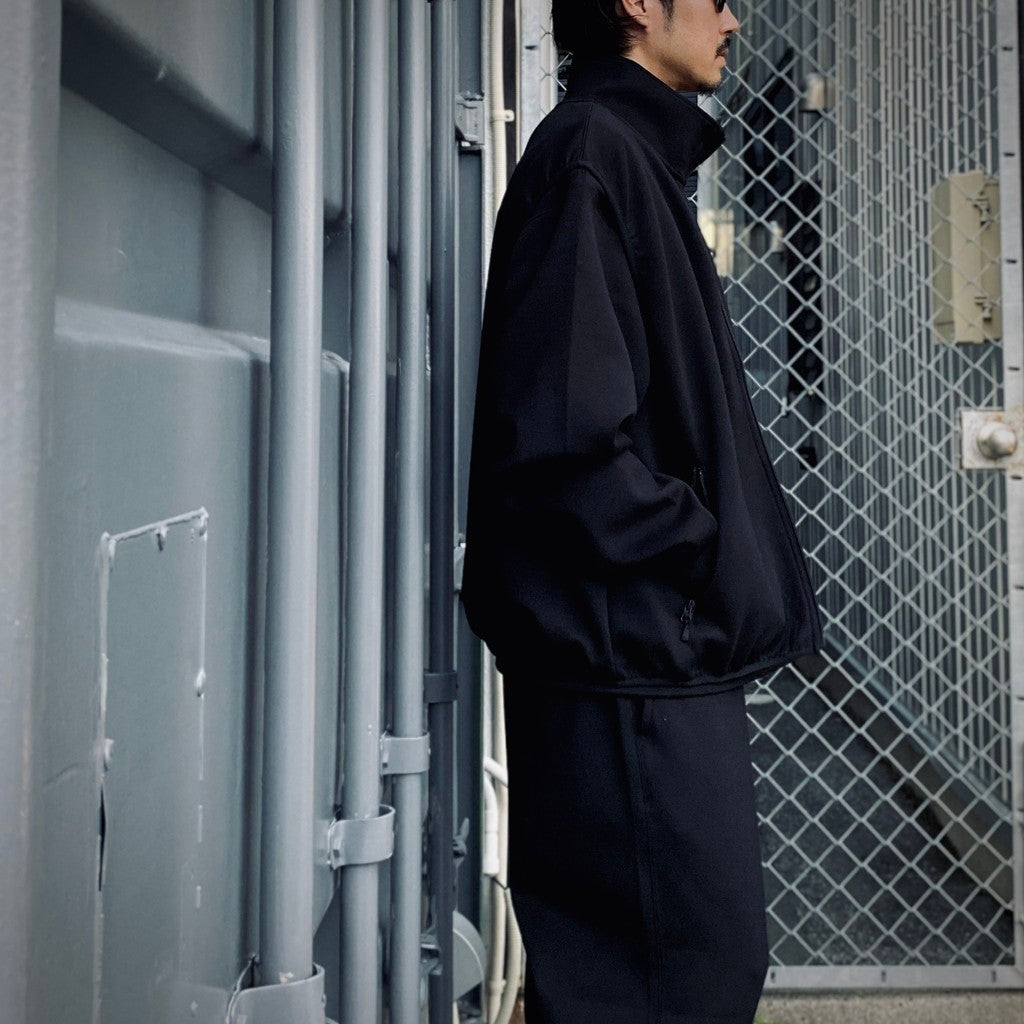 TECH SCUBA KNIT STAND COLLAR VEST #BLACK [BE-61025W] – cocorozashi