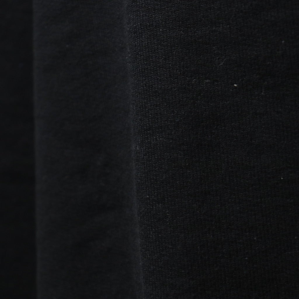 HEAVY WEIGHT CREW NECK SWEAT SHIRT #BLACK [25FW-WMC-SS05]