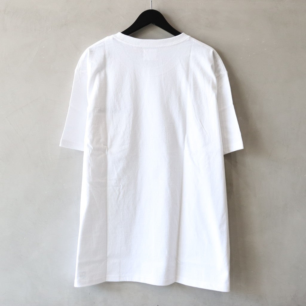 USA BODY CREW NECK POCKET T-SHIRT -TYPE 2- #WHITE [24SS-WMT-OP02]