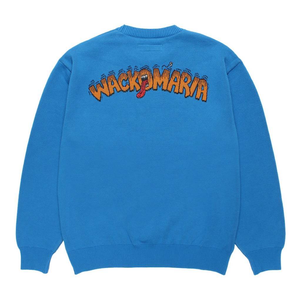 TIM LEHI | JACQUARD SWEATER #BLUE [26SS-WMK-KN07]