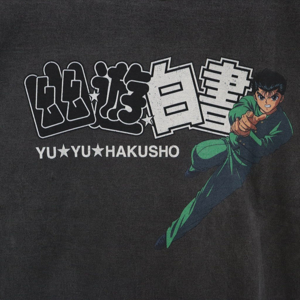 幽遊白書 | 春夏T卹 - TEAM URAMESHI #黑色 [TYUM24AM007]