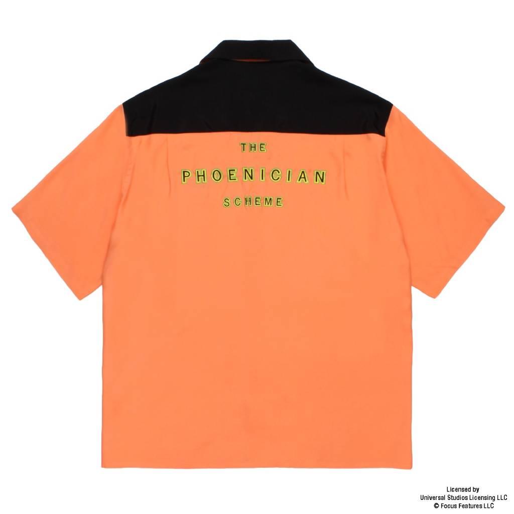 THE PHOENICIAN SCHEME | S/S HAWAIIAN SHIRT ( TYPE-6 ) #ORANGE [TPS-WM-HI06]