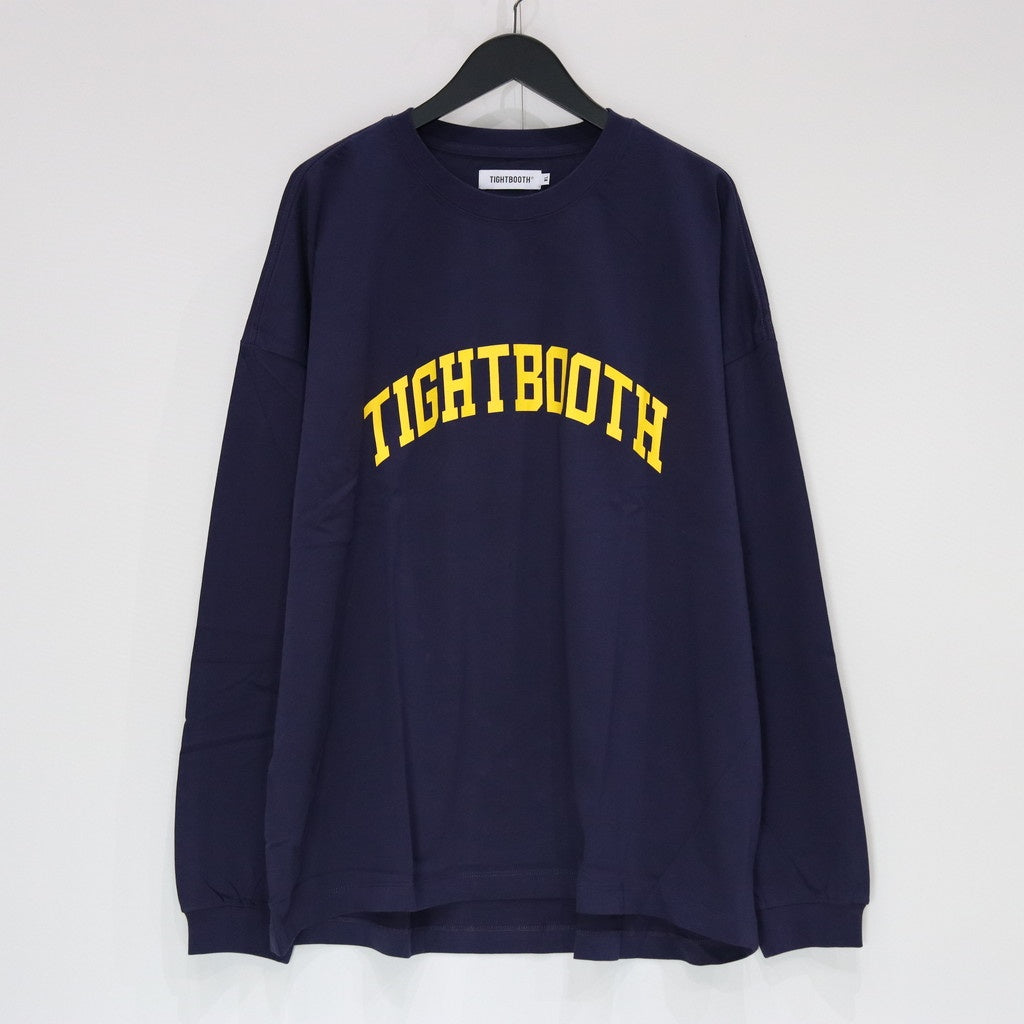 COLLEGE L/S T-SHIRT #Navy [SS25-T03]