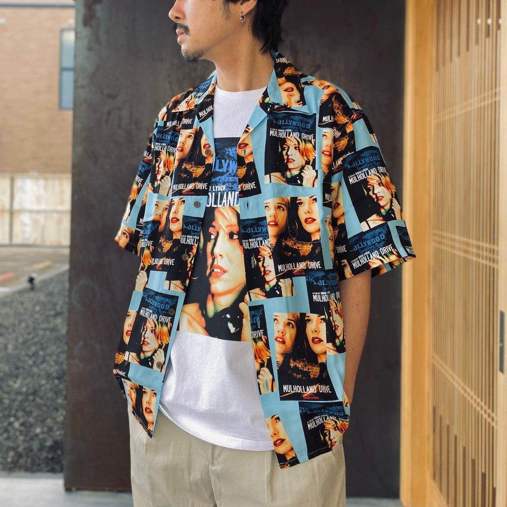 MULHOLLAND DRIVE | S/S HAWAIIAN SHIRT ( TYPE-1 ) #BLUE [MD-WM-HI01]