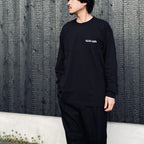 WASHED HEAVY WEIGHT CREW NECK LONG SLEEVE T-SHIRT ( TYPE-3 ) #BLACK [26SS-WMT-LT05]