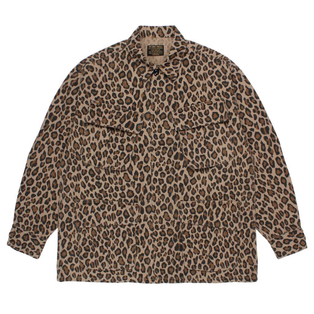 LEOPARD FATIGUE JACKET ( TYPE-2 ) #BEIGE [26SSE-WMO-ML04]