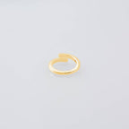 Semicircle Ring -Thin- -Gold- #GOLD [XOR087G]
