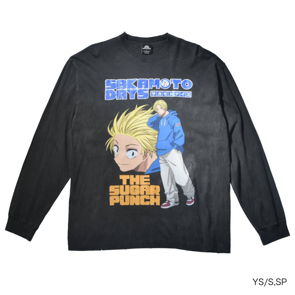SAKAMOTO DAYS | L/S T-Shirt (SHIN) #BLACK [TSDM25SM005]