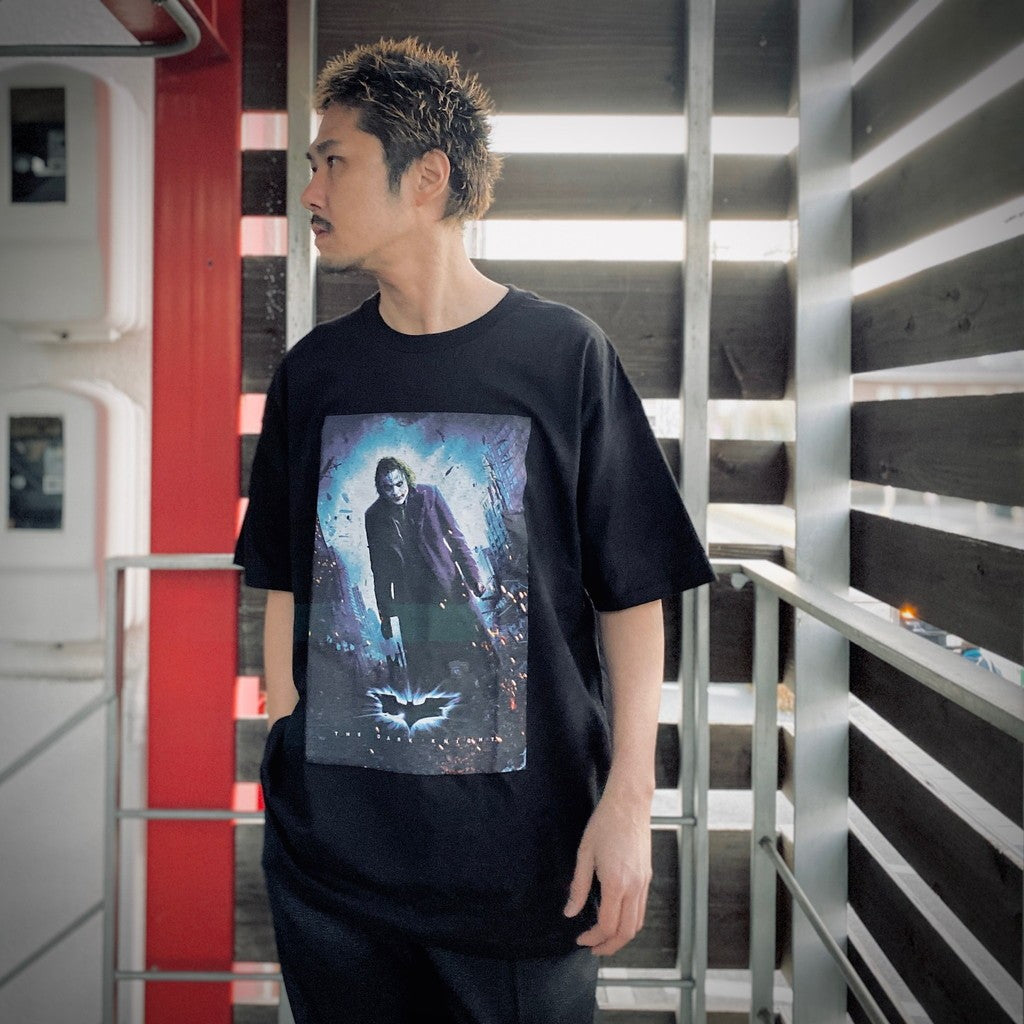 THE DARK KNIGHT TRILOGY | CREW NECK T-SHIRT ( TYPE-3 ) #BLACK [TDKT-WM-TEE03]