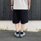 COMFORTABLE EASY SWEAT SHORTS #BLACK [HOD26-01-PT011]
