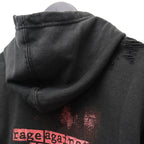 WORN-OUT 「RAGE AGAINST MACHINE」 HOODY #BLACK [tl24f040]