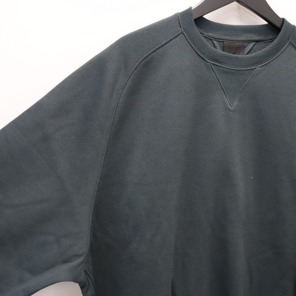 TECH SWEAT CREW FREEDOM SLEEVE #INK BLACK [BE-51026W]