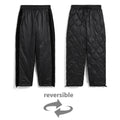 TRACK NYLON DOWN PANTS #BK（LINE/BLACK） [TAION-PT13JS]