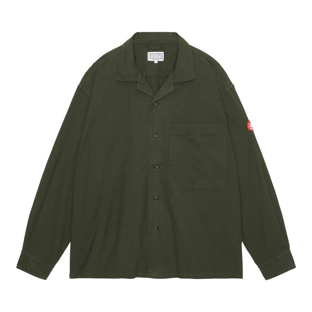 COTTON LPOC OPEN SHIRT #GREEN [CES24SH07]