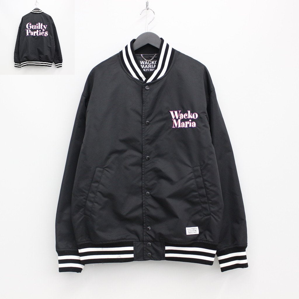 VARSITY JACKET -TYPE 3- #BLACK [23SS-WMO-BL10] _ WACKO MARIA