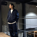 TECH SWEAT STAND ZIP-CARDIGAN #NAVY [BE-54024W]