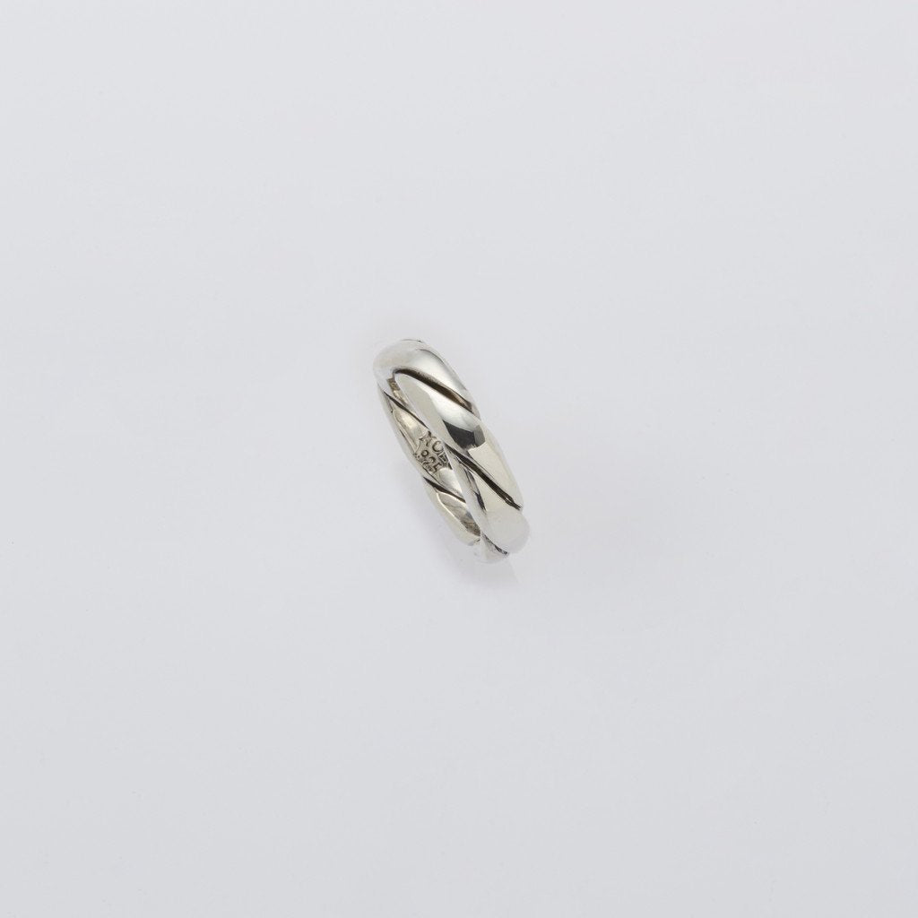 Single Twist Ring #SILVER [XOR063] - cocorozashi 三重県四日市市の