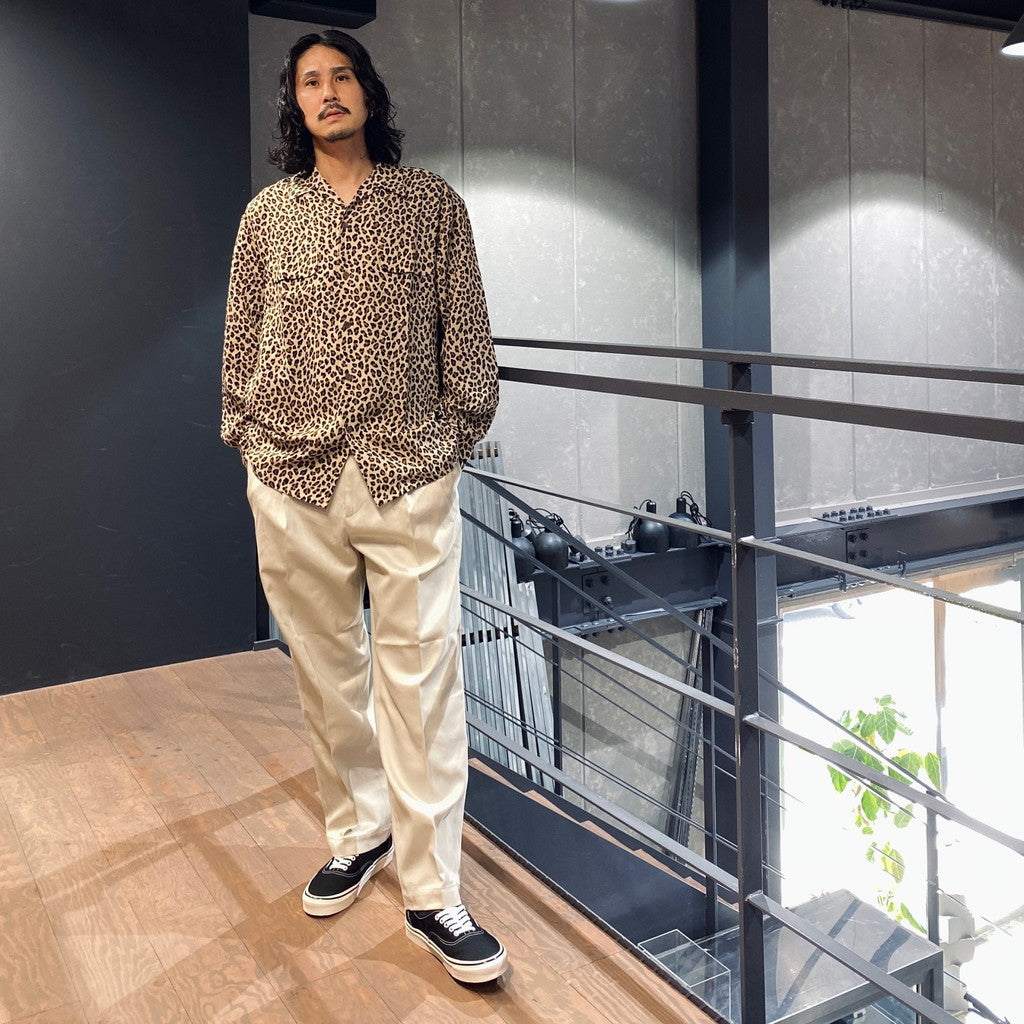 DOUBLE PLEATED CHINO TROUSERS #WHITE [23FW-WMP-PT01]