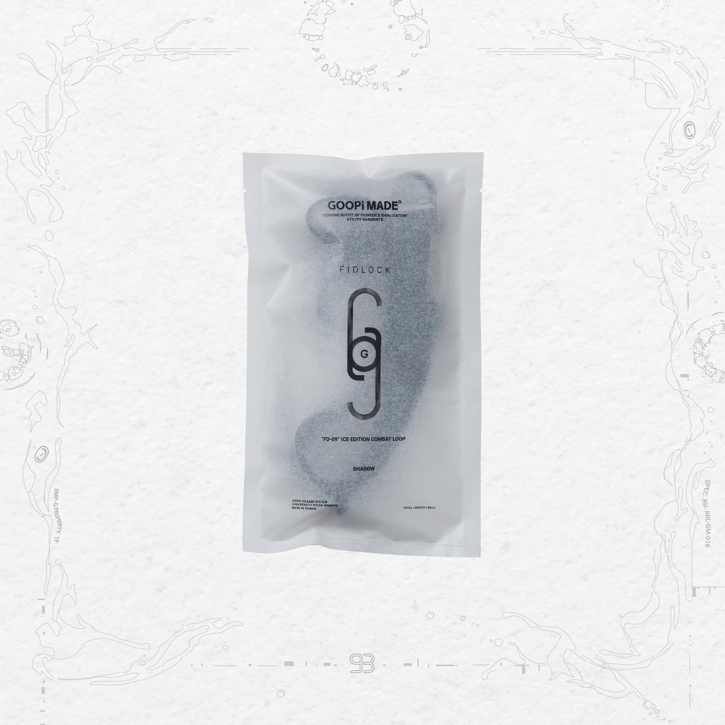 「FD-09」FIDLOCK ICE 版戰鬥循環 #SHADOW [GOOPI-23AW-AUG-01]