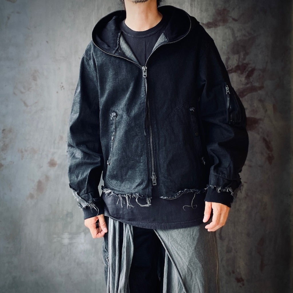 Slash Seam Flight (NOIR) #AGED BLACK [M-P2-LO7]