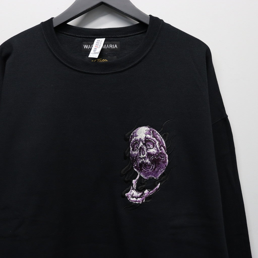 56 TATTOO STUDIO | CREW NECK SWEAT SHIRT #BLACK [56TS-WM-SS04]