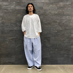 BAKER BAGGY SLACKS #SAX [SU23-B06]