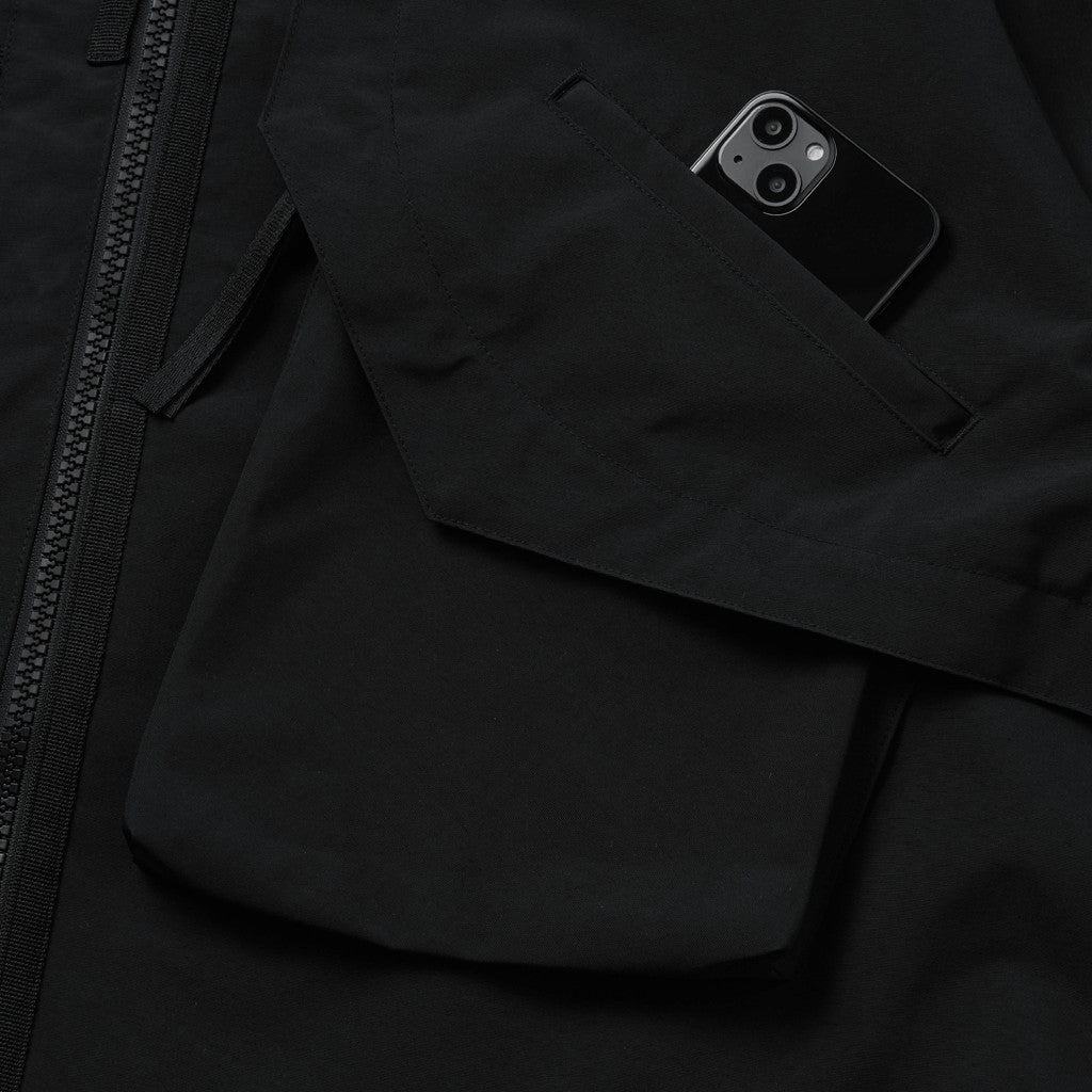 「G7-1K」 Fermion-G Mountain Parka #JET BLACK [GOOPI-23AW-NOV-01]