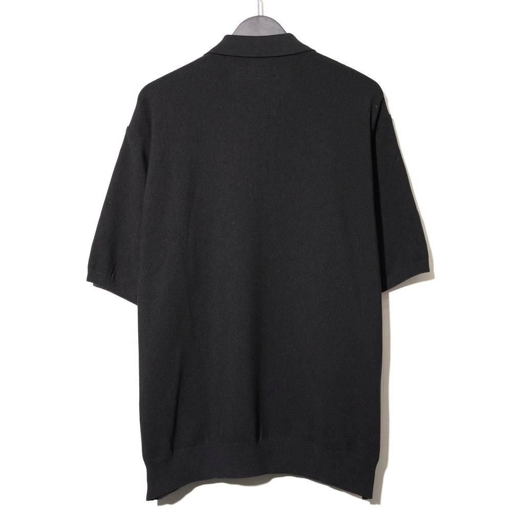 KNIT POLO SHIRT #BLACK [26SS-WMK-KN06]