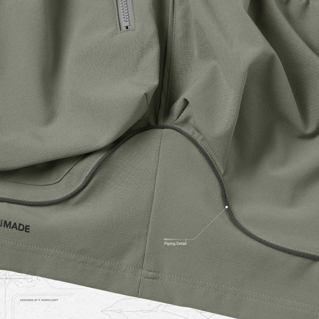 "LM-S01" G-輕便實用短褲 #SAGE [GOOPI-24SS-AUG-01]